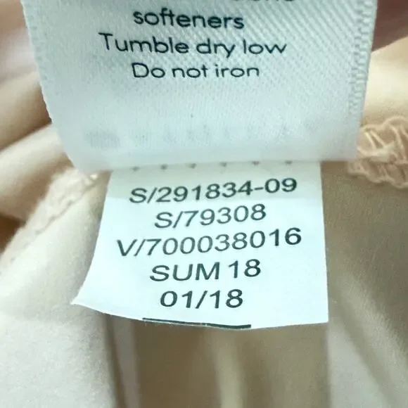 ATHLETA Sunlover UPF Top Size Small Tulip Back Active Workout Top Light Pink - Picture 12 of 14